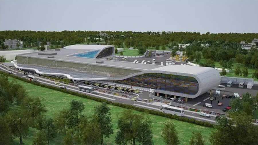 Interstate Bus Terminal at Baramunda, Bhubaneswar Odisha