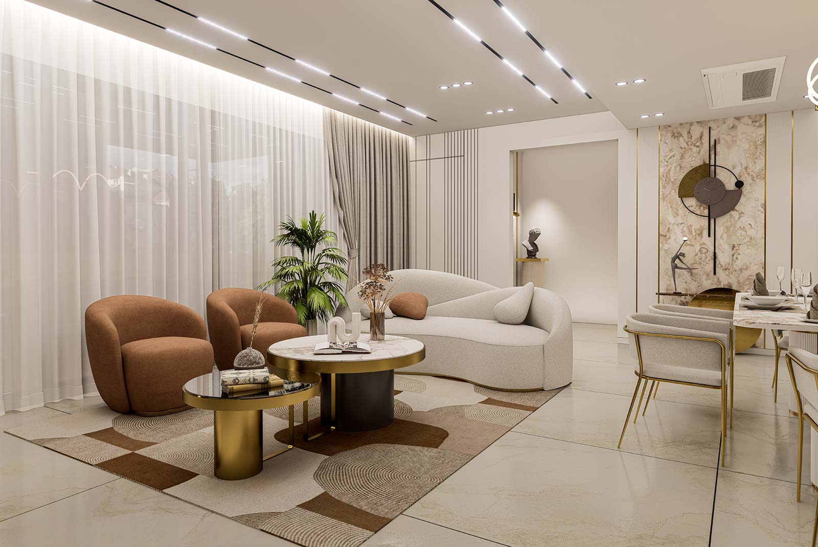 Ultra Luxury 4 BHK Interiors Bangalore