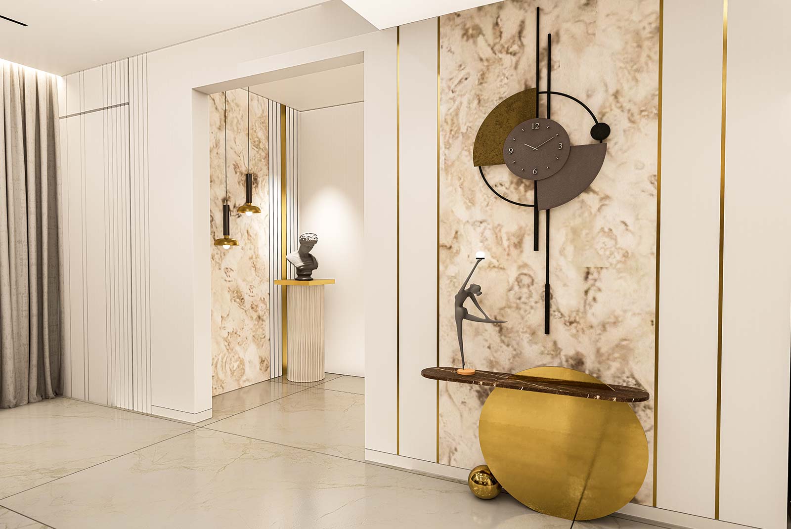 Decorative Pendulum Modern Wall Clock