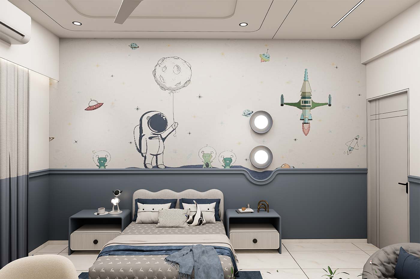 Bedroom 4 Bed Side