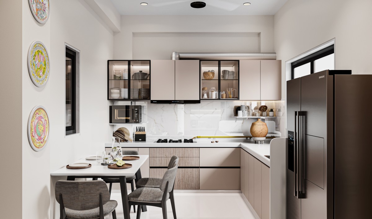 Kichen of Modern Home in Ahmedabad