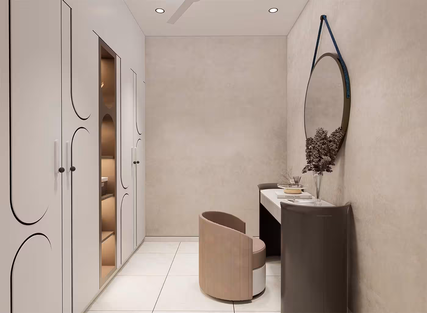 Bedroom-1 - Dressing Area - FF
