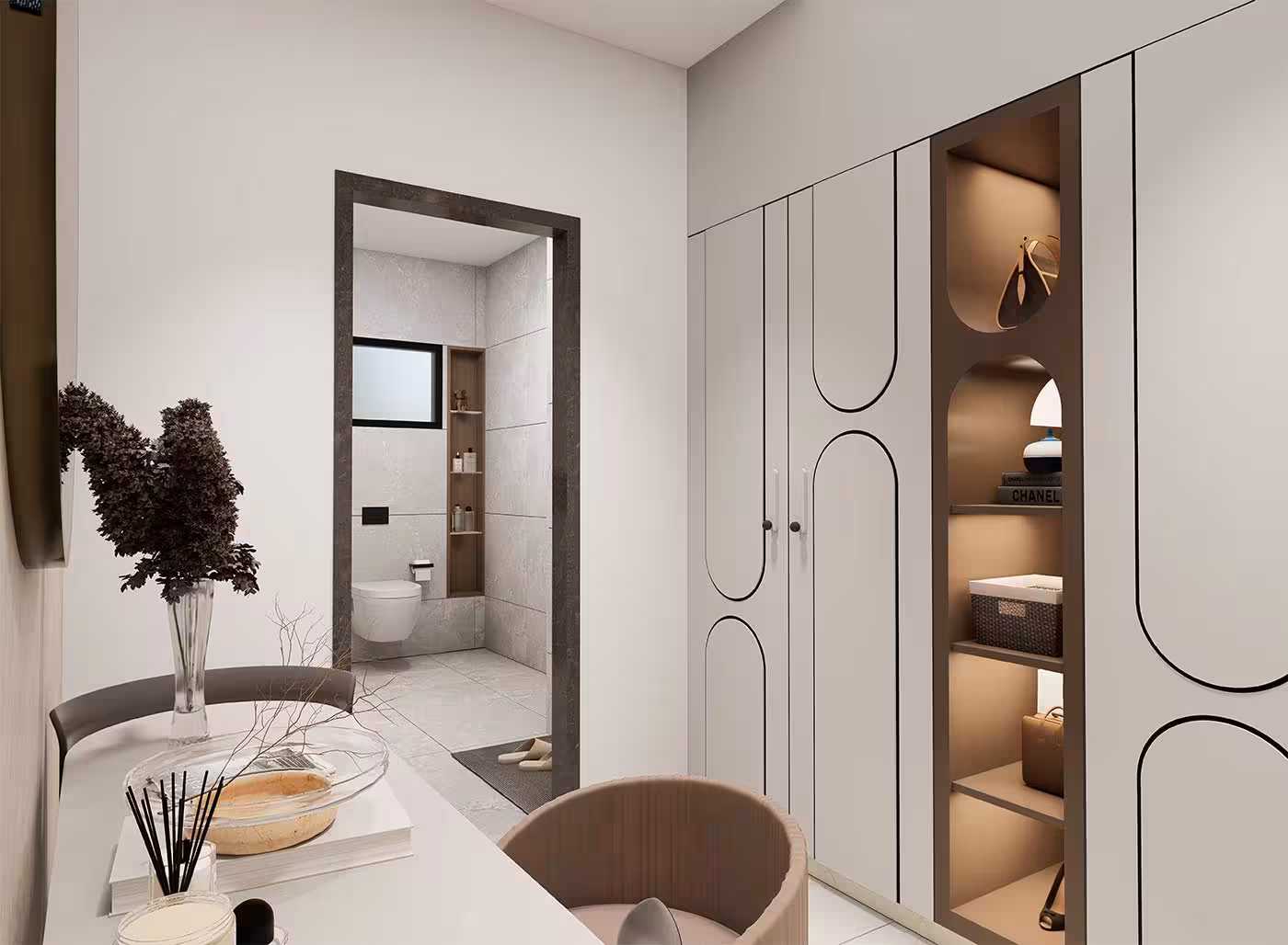 Bedroom-1 - Walking Wardrobe - FF