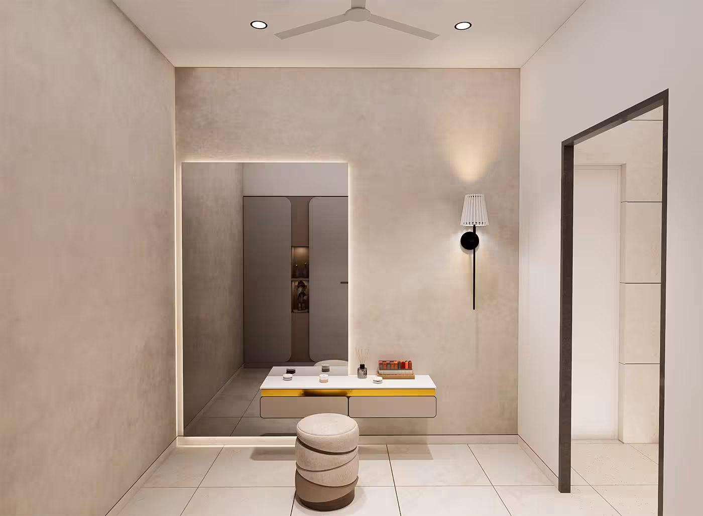Bedroom-2 Dressing Area - FF