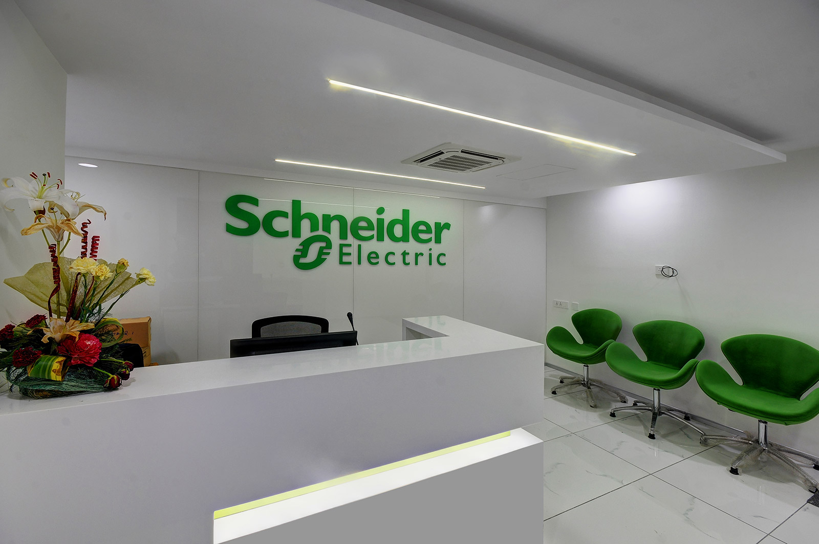 Reception of Schneider Electric Office